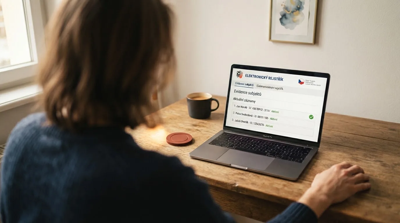 Úřední dokument s pečetí Ministerstva financí ČR vedle ruky držící hrací kartu