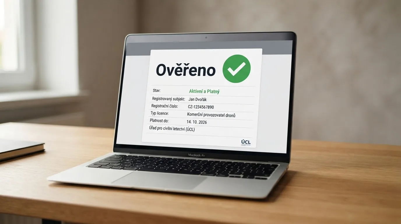 Úřední dokument s razítkem vedle obrazovky s logy českých licencovaných casin