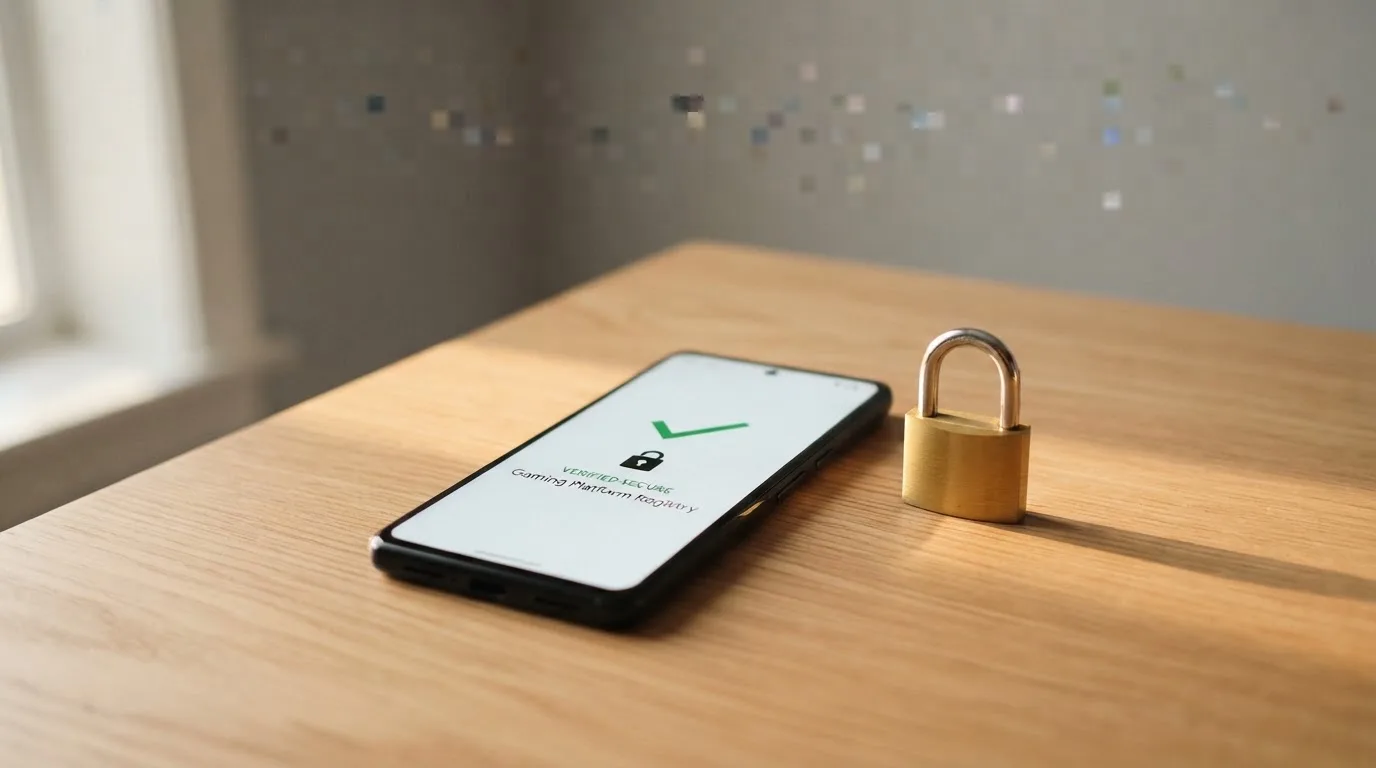 Úřední výpis nebo pečeť Ministerstva financí ČR na displeji telefonu, vedle symbol zámku