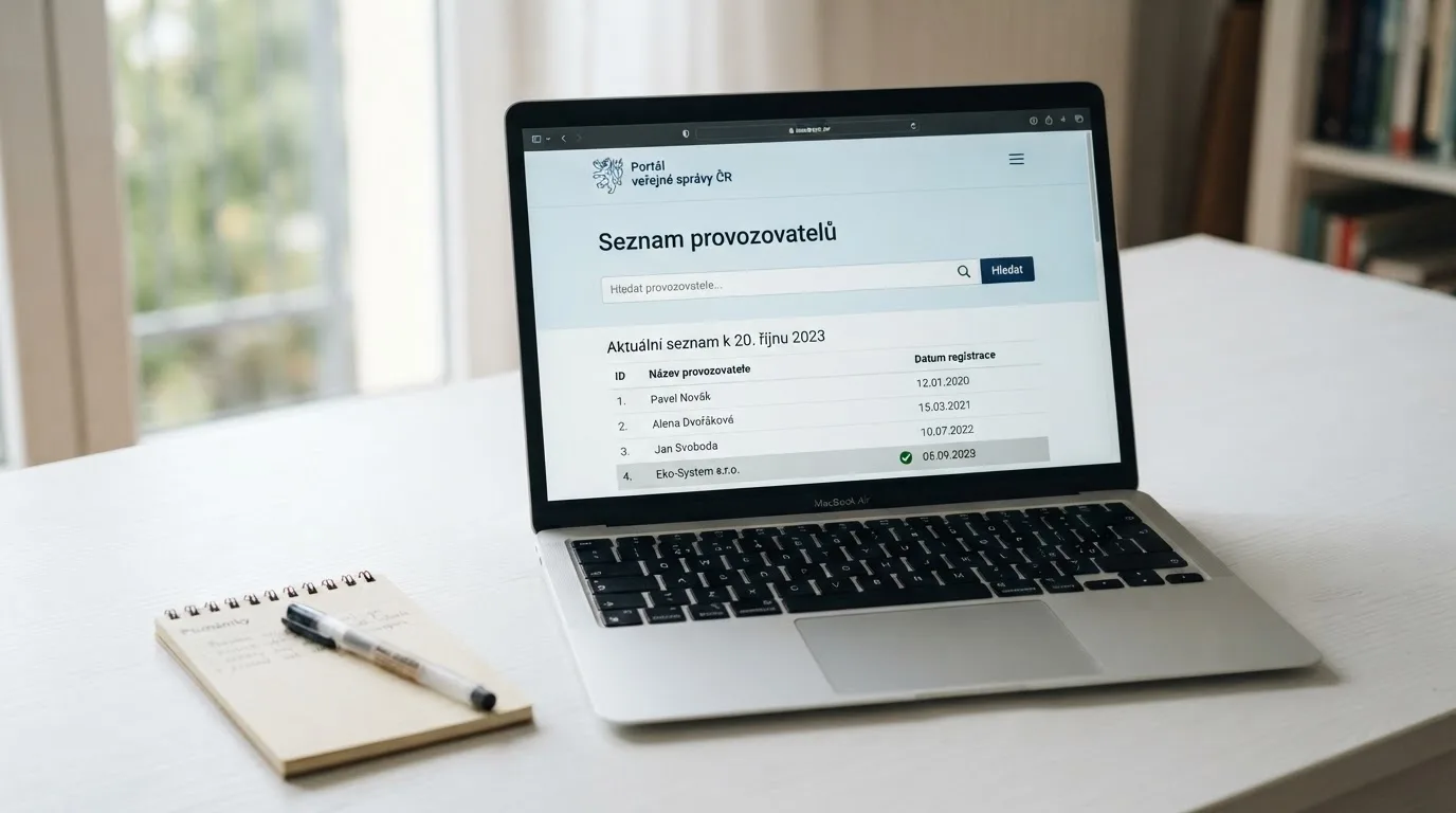 Seznam licencovaných provozovatelů hazardních her na webových stránkách Ministerstva financí ČR
