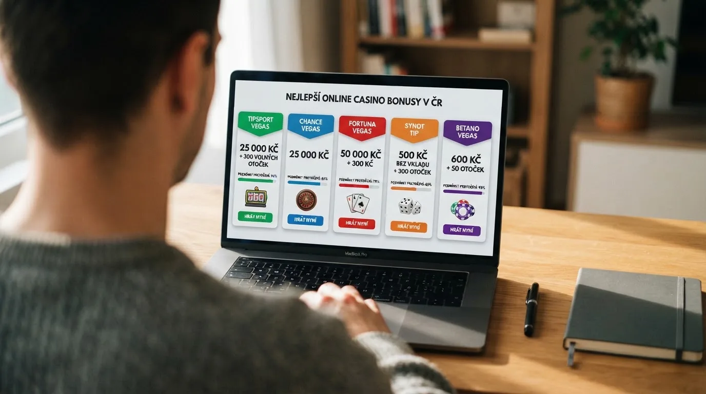 Srovnávací tabulka deseti licencovaných online casin — jména, bonusy a klíčové parametry vedle sebe